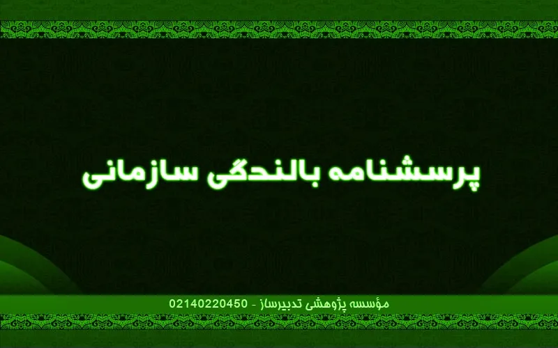 پرسش‌نامه بالندگی سازمانی