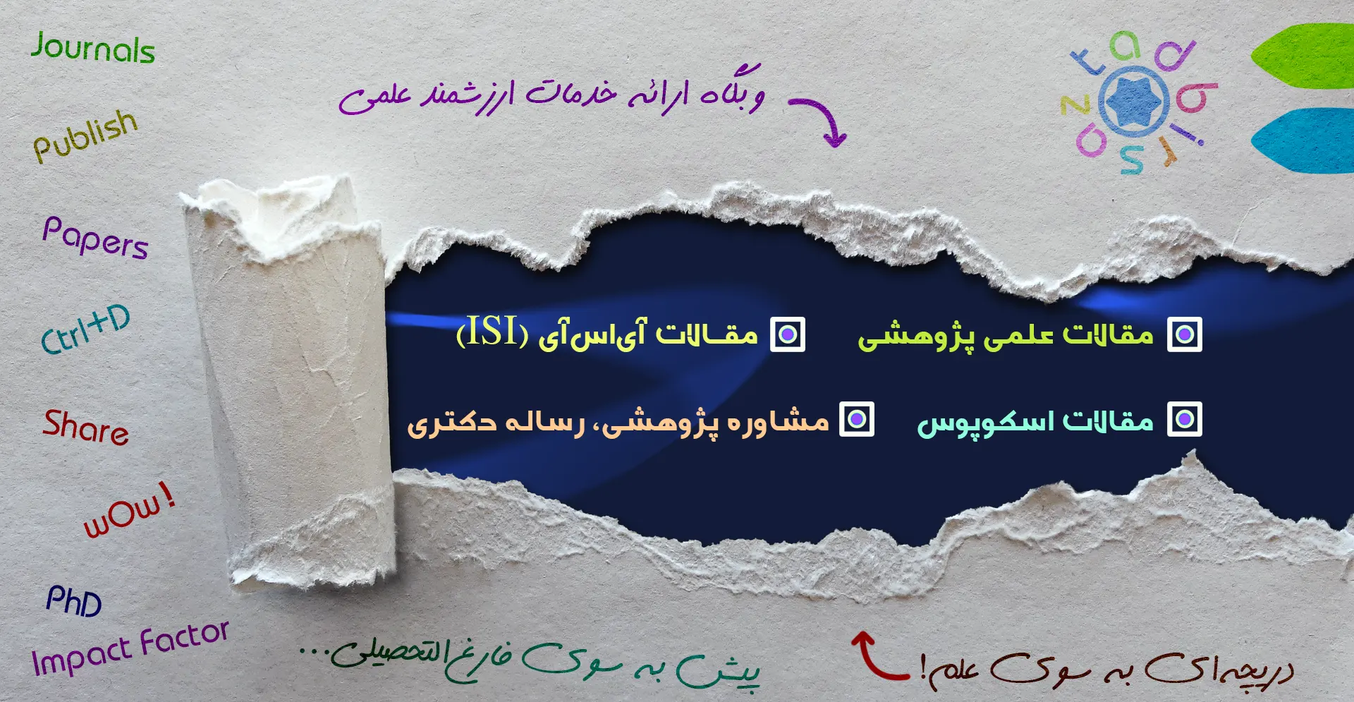 مقاله علمی پژوهشی، آی اس آی و اسکوپوس